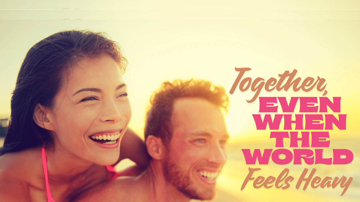 Happy couple laughing together, showing encouragement for Christian Marriages and emotional connection.