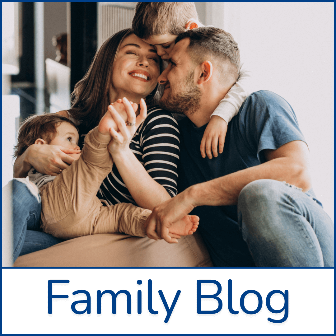 Smiling family hugging on the couch with children, reflecting joyful parenting, daily life stories, family bonding, faith, tips for building strong family connections with love, laughter, and purpose Happy Family blog parenting tips | Advice, stories, encouragement for family life and raising kids