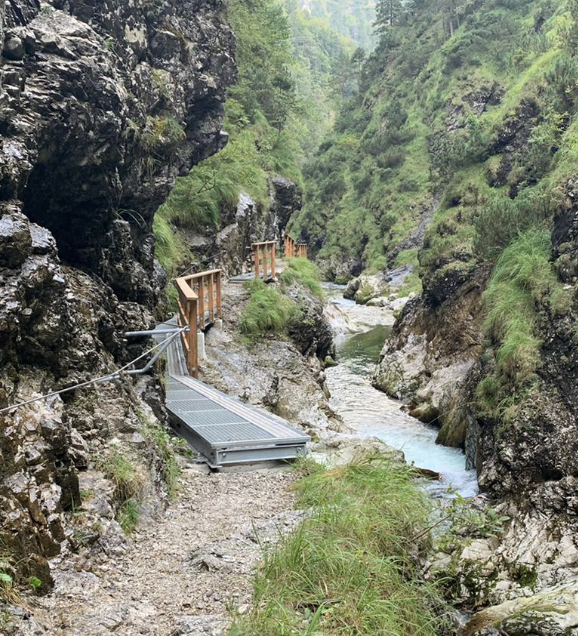 Weissbachschlucht hike mountain stream trail